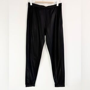 Zara Black Straight-Leg jogger style Pants